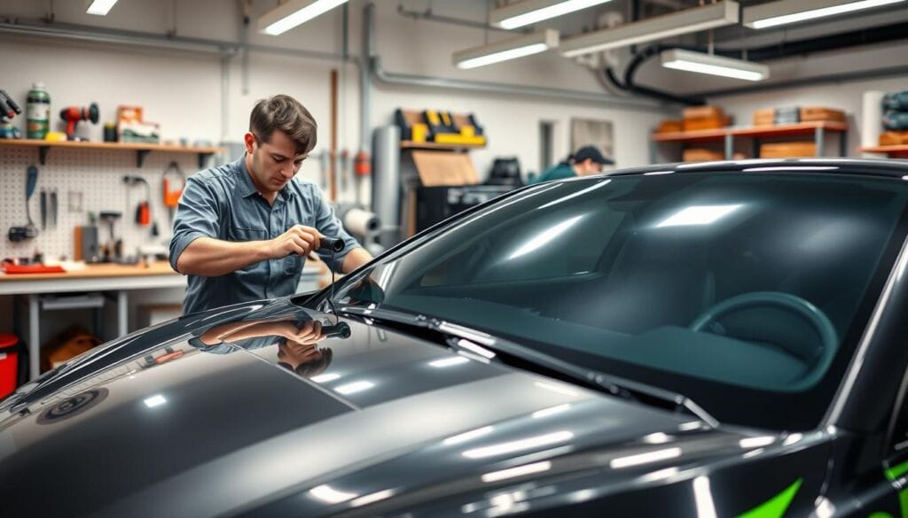 EV wraps and protection installation