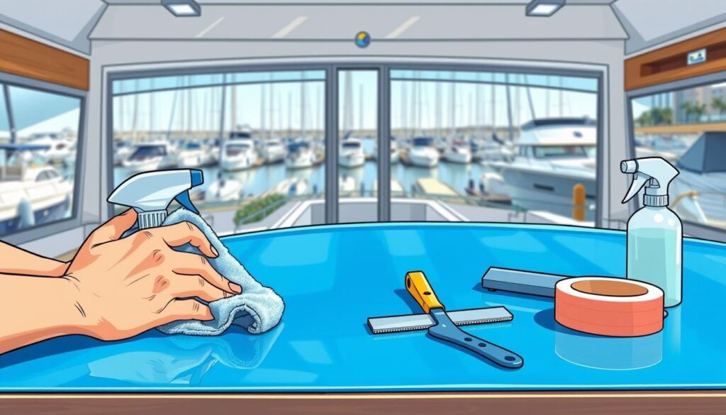 marine vinyl wrap maintenance