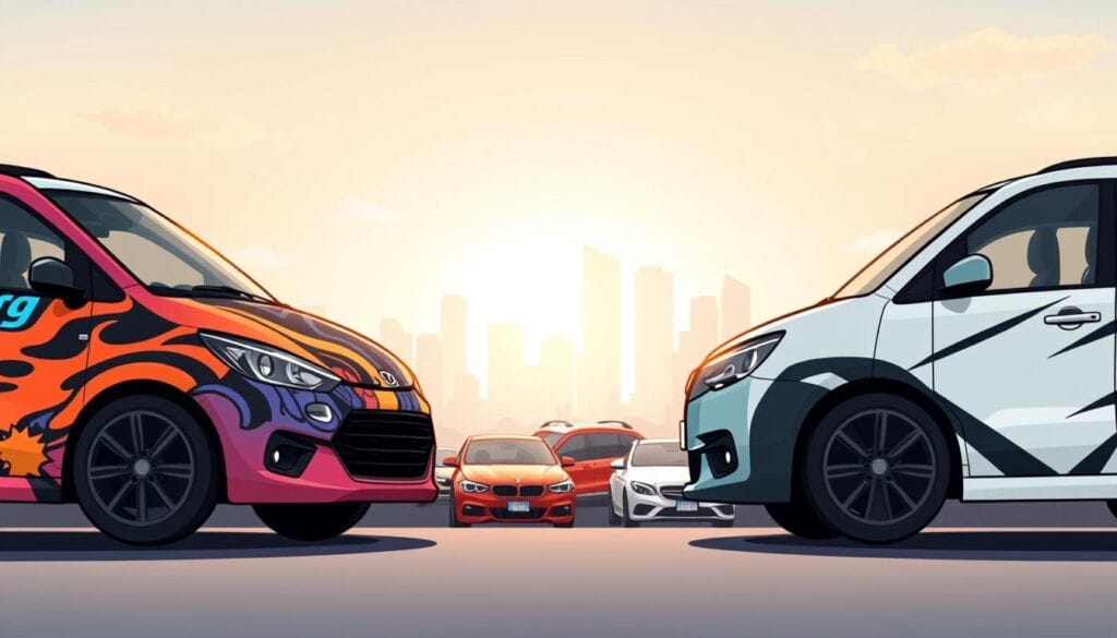 vehicle wrap differences