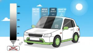 window tint Visible Light Transmission