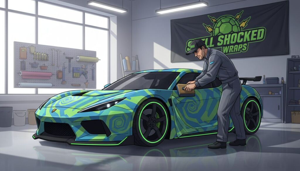 professional car wrap installation
