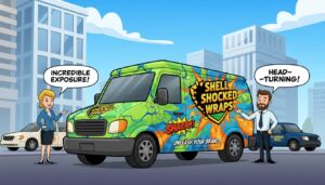 van signage vs vehicle wrap